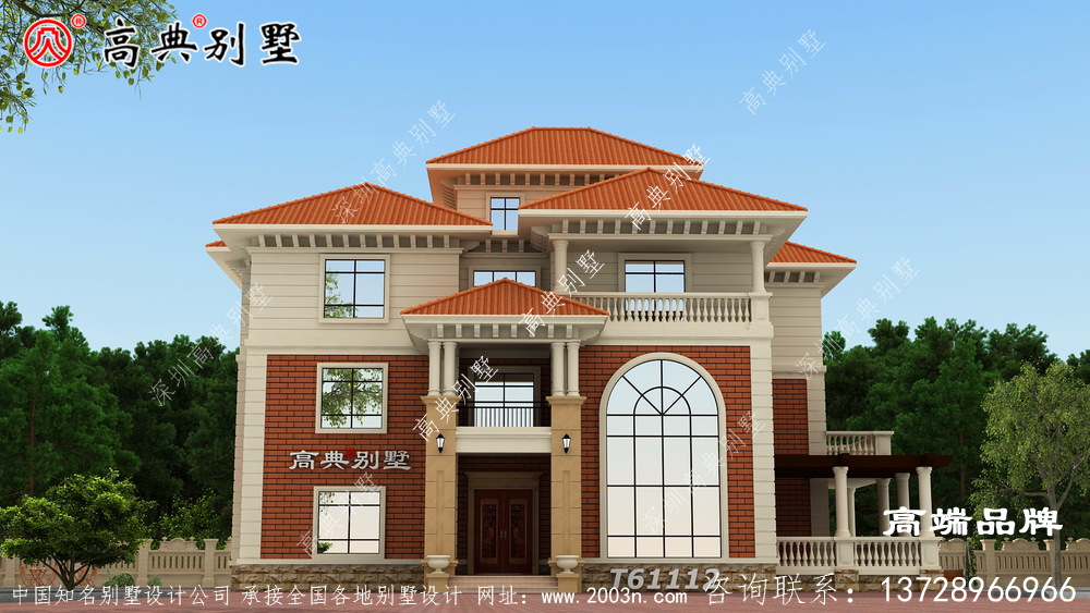 291平方米的豪华欧式洋房住宅四层别墅