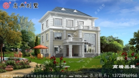 农村别墅复式设计的户型外观更加靓丽